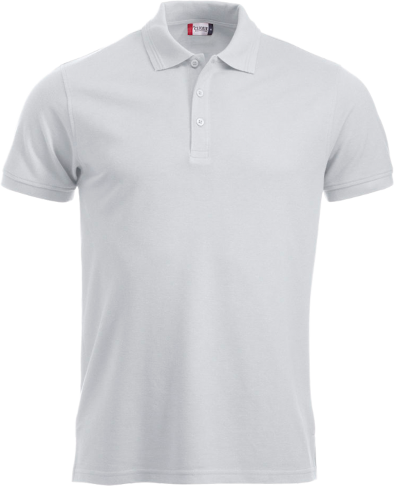 Clique - Manhatten Polo Tee Men - Blanco