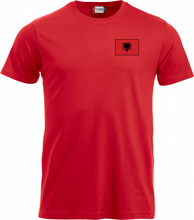 Clique - Country Jersey - Albania - Rojo