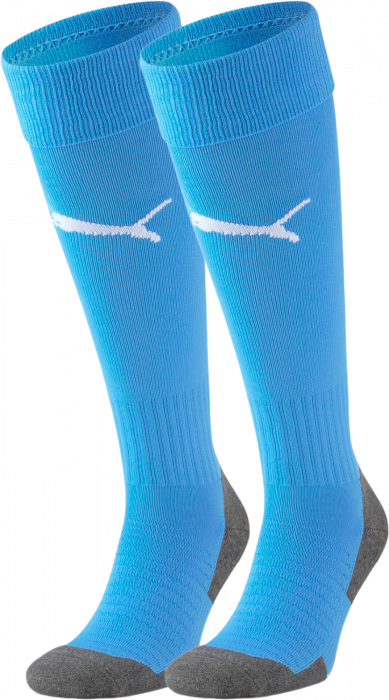 Puma - Teamliga Core Sock - Blu chiaro