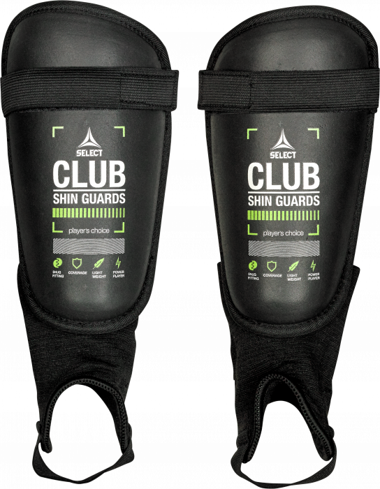Select - Shin Guard Club V25 - Noir & vert