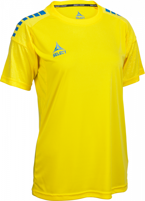 Select - Spain V25 Player Shirt S/s Women - Gelb & blau