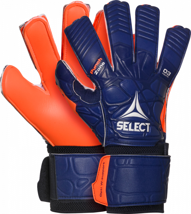 Select - 03 Youth V21 Goalkeeper Gloves - Blau & orange